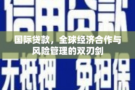 台山国际贷款，全球经济合作与风险管理的双刃剑
