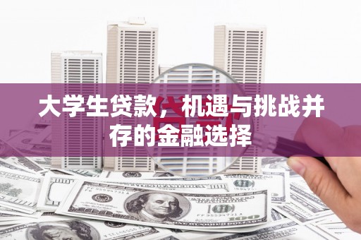 翠屏大学生贷款，机遇与挑战并存的金融选择