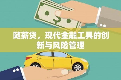 新北随薪贷，现代金融工具的创新与风险管理