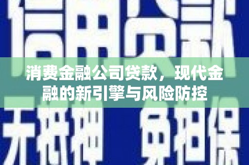 顺河消费金融公司贷款，现代金融的新引擎与风险防控