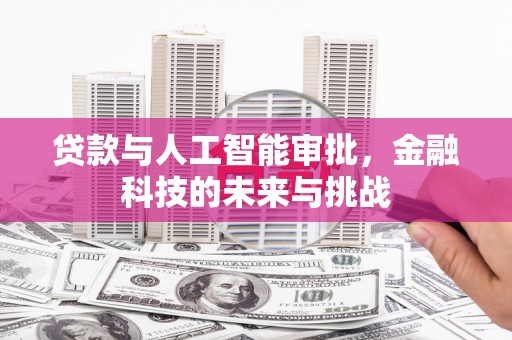 灵武贷款与人工智能审批，金融科技的未来与挑战
