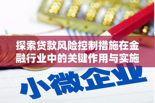 突泉探索贷款风险控制措施在金融行业中的关键作用与实施策略