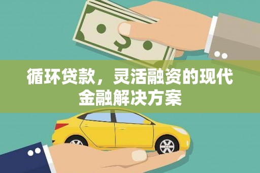 肥乡循环贷款，灵活融资的现代金融解决方案