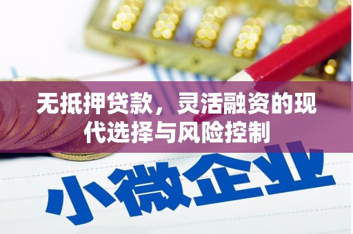宜阳无抵押贷款，灵活融资的现代选择与风险控制