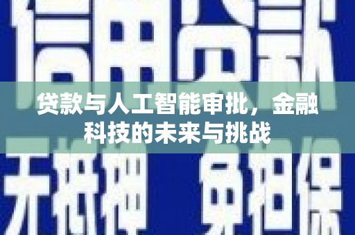 呼图壁贷款与人工智能审批，金融科技的未来与挑战