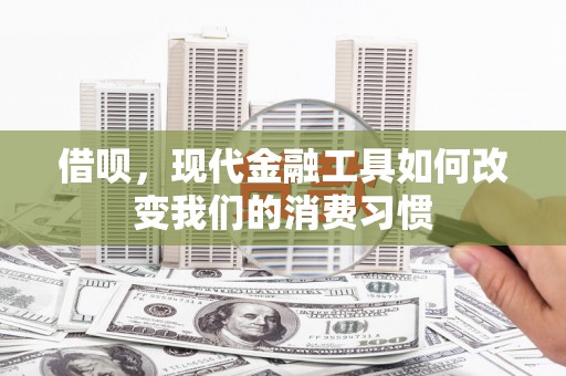 玉田借呗，现代金融工具如何改变我们的消费习惯