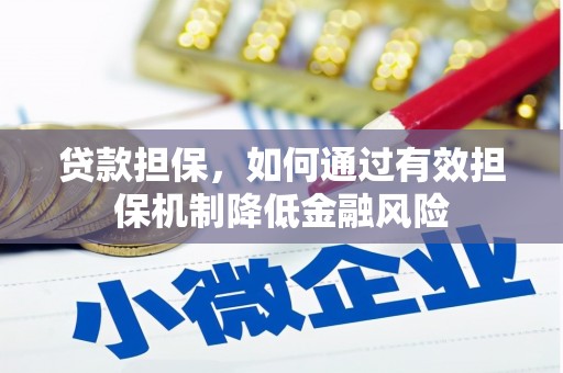 广南贷款担保，如何通过有效担保机制降低金融风险
