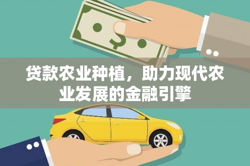 鹰手营子矿区贷款农业种植，助力现代农业发展的金融引擎