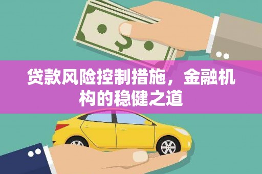 濮阳贷款风险控制措施，金融机构的稳健之道