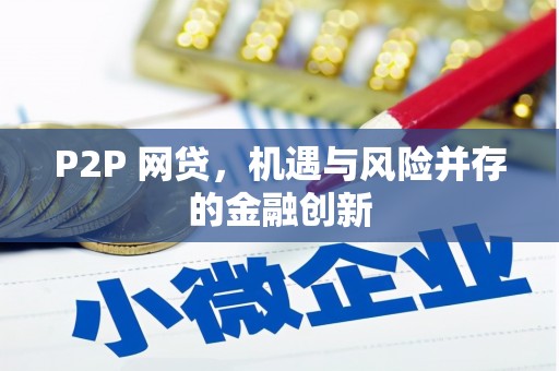 甲仙P2P 网贷，机遇与风险并存的金融创新