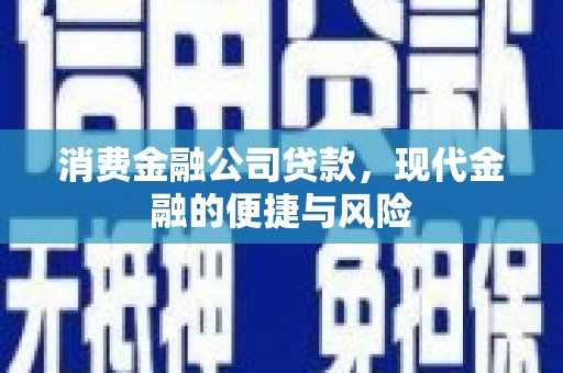 浠水消费金融公司贷款，现代金融的便捷与风险