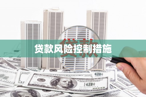 罗定贷款风险控制措施