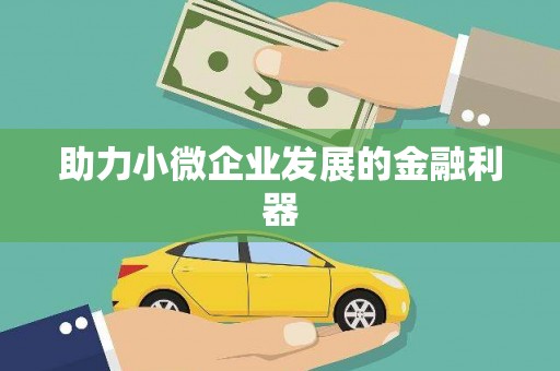 固安助力小微企业发展的金融利器