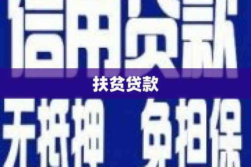 北海新区扶贫贷款