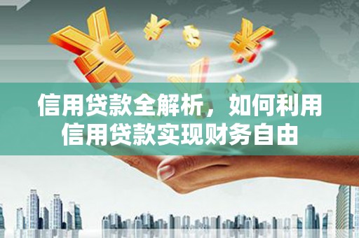会东信用贷款全解析，如何利用信用贷款实现财务自由