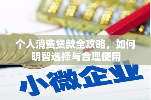 会东个人消费贷款全攻略，如何明智选择与合理使用