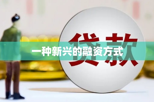 惠安一种新兴的融资方式