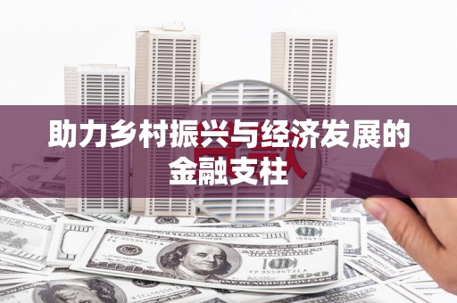 海晏助力乡村振兴与经济发展的金融支柱